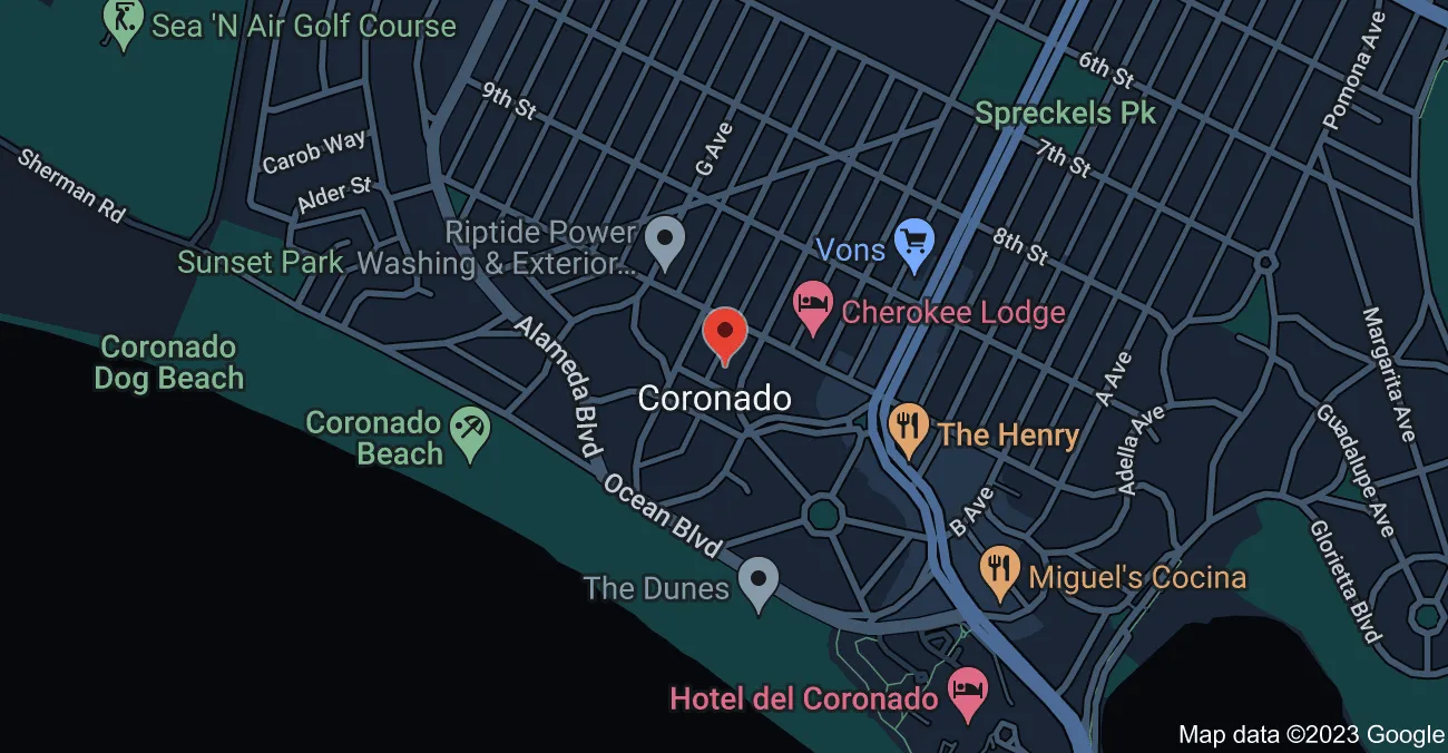 Skylight Installation in Coronado, California 3 coronado ca map