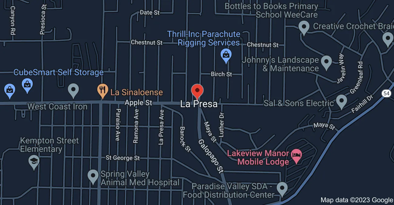 Free Estimates in La Presa, California 3 la presa ca map