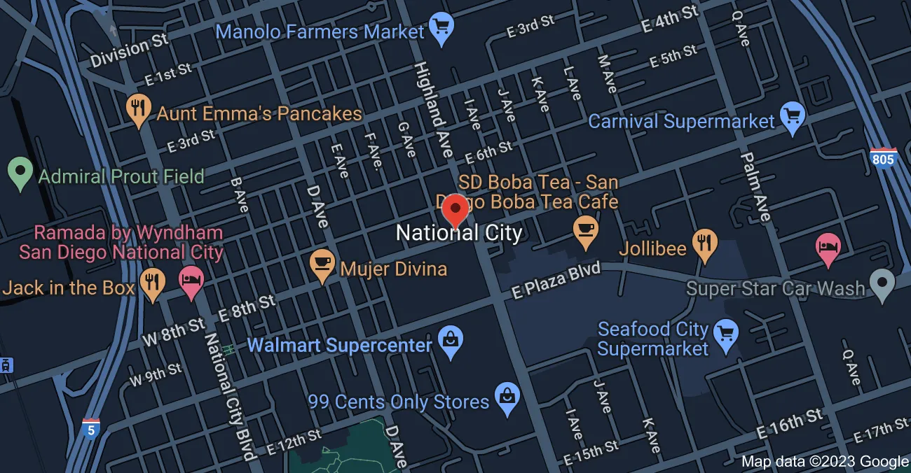 Gutter Installations in National City, California 3 national city ca map