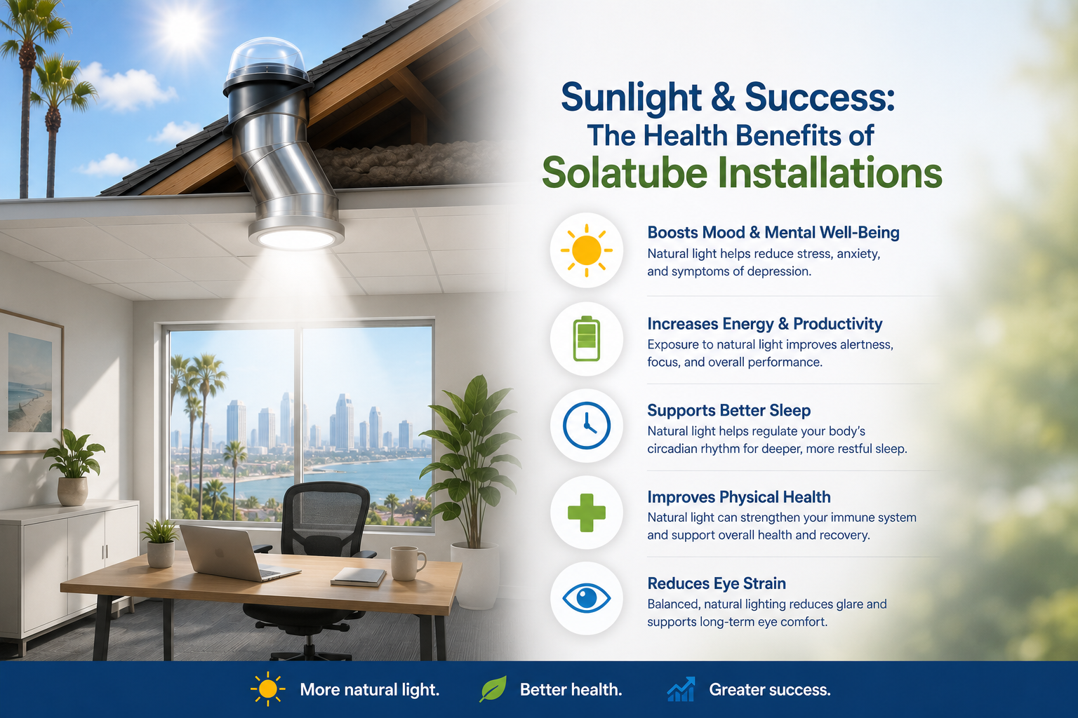 Sunlight & Success The Health Benefits of Solatube Installations