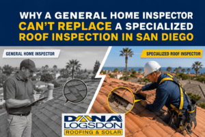 Why a General Home Inspector Can't Replace a Specialized Roof Inspection in San Diego