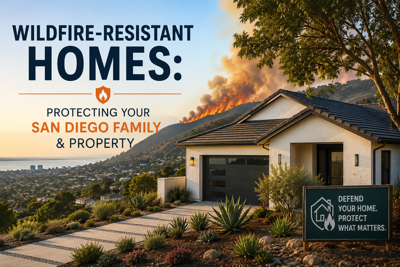 Wildfire-Resistant Homes: Protecting Your San Diego Family & Property