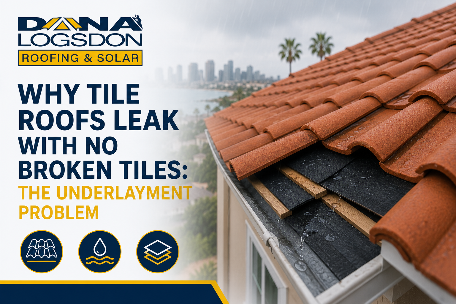 Why tile roofs leak with no broken tiles